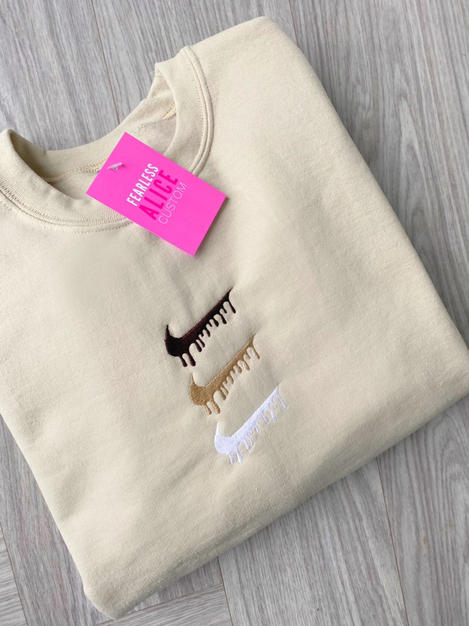 Three Drip Nike Jumper Fearless Alice