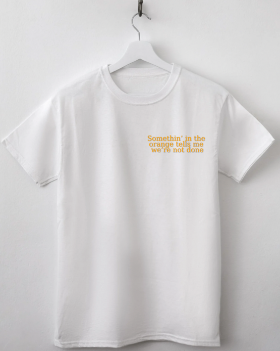 Custom lyric T-shirt