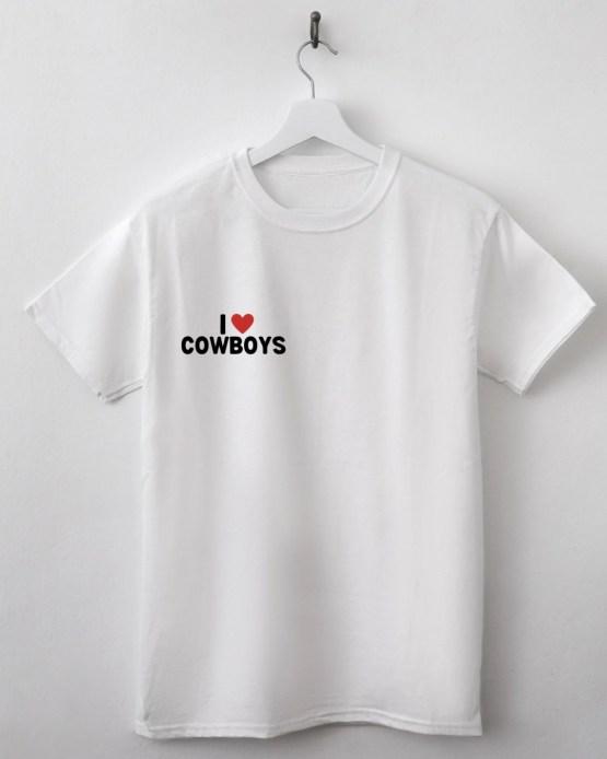 I love cowboys T-shirt