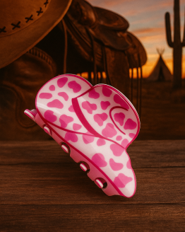 Cowgirl hat claw clip