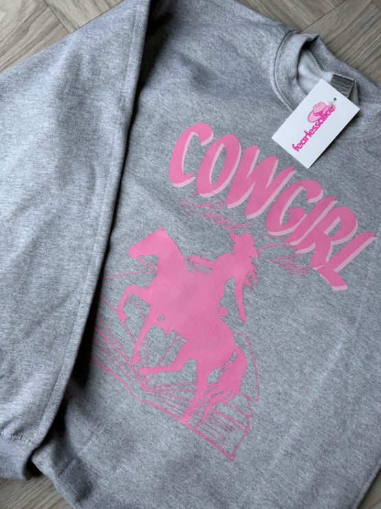 Cowgirl book club sweatshirt