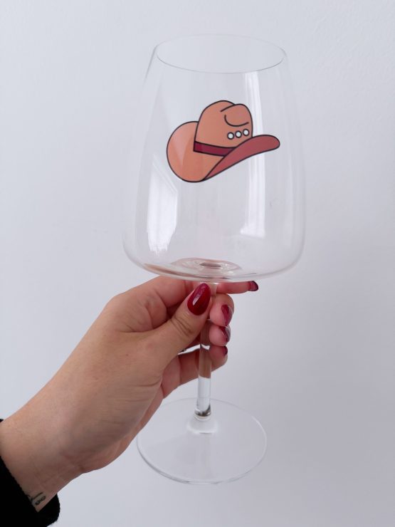 Cowboy wine glass - Image 3