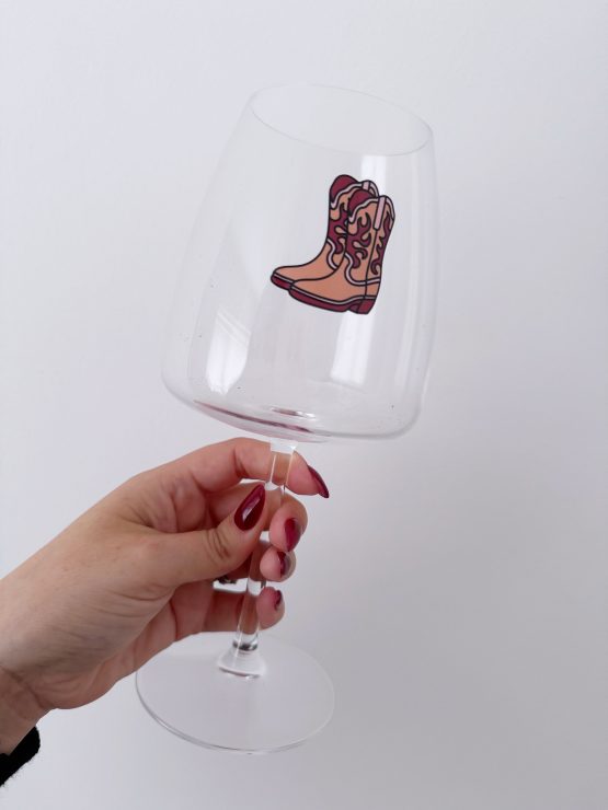 Cowboy wine glass - Image 4