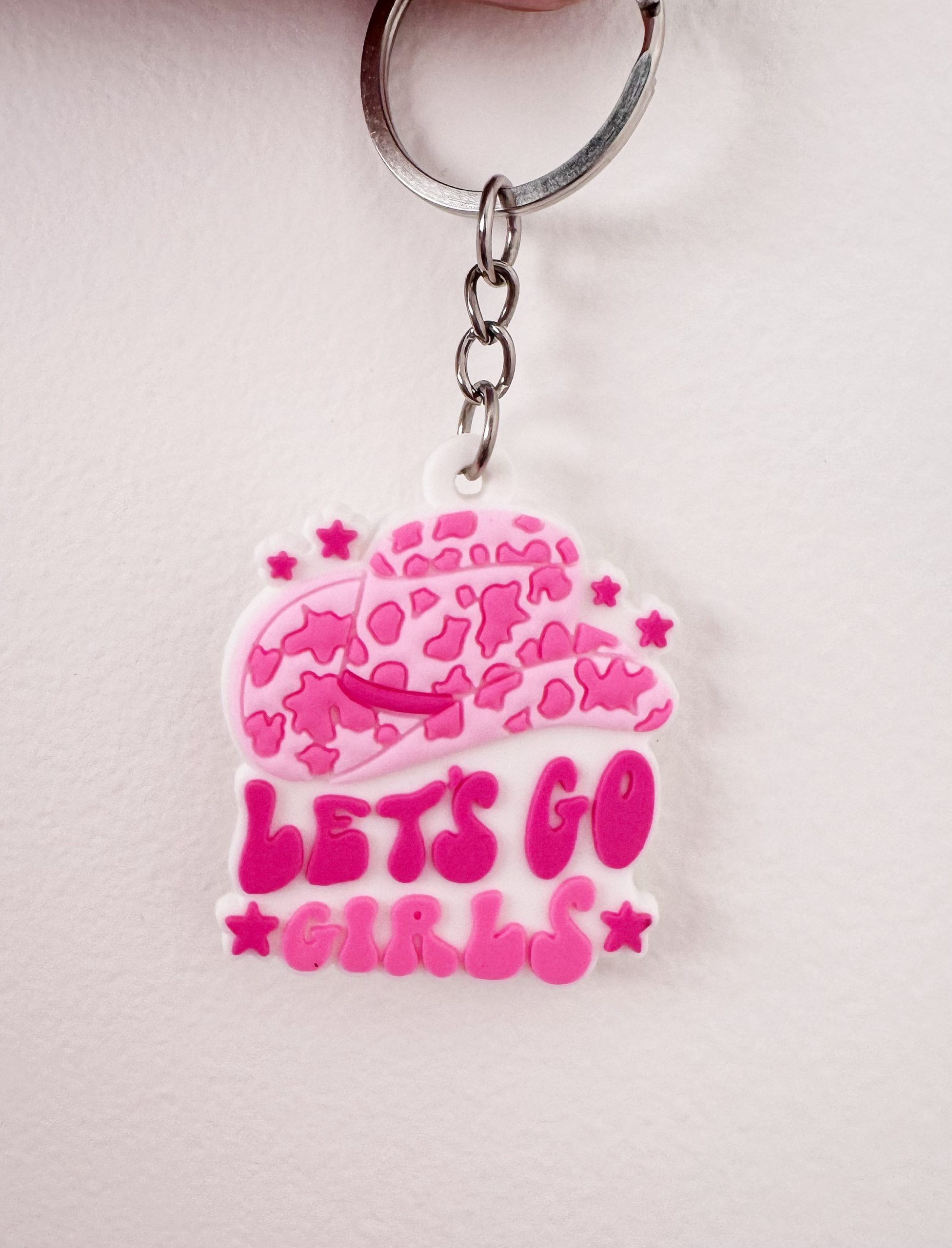 Let’s go girls keyring