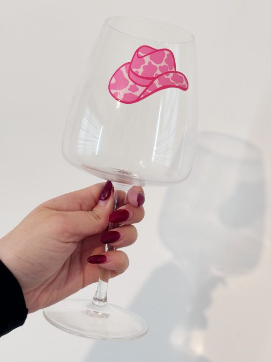 Disco Cowgirl wine glass - Image 3