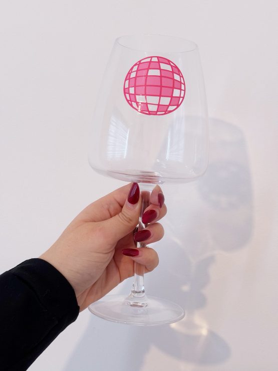 Disco Cowgirl wine glass - Image 2